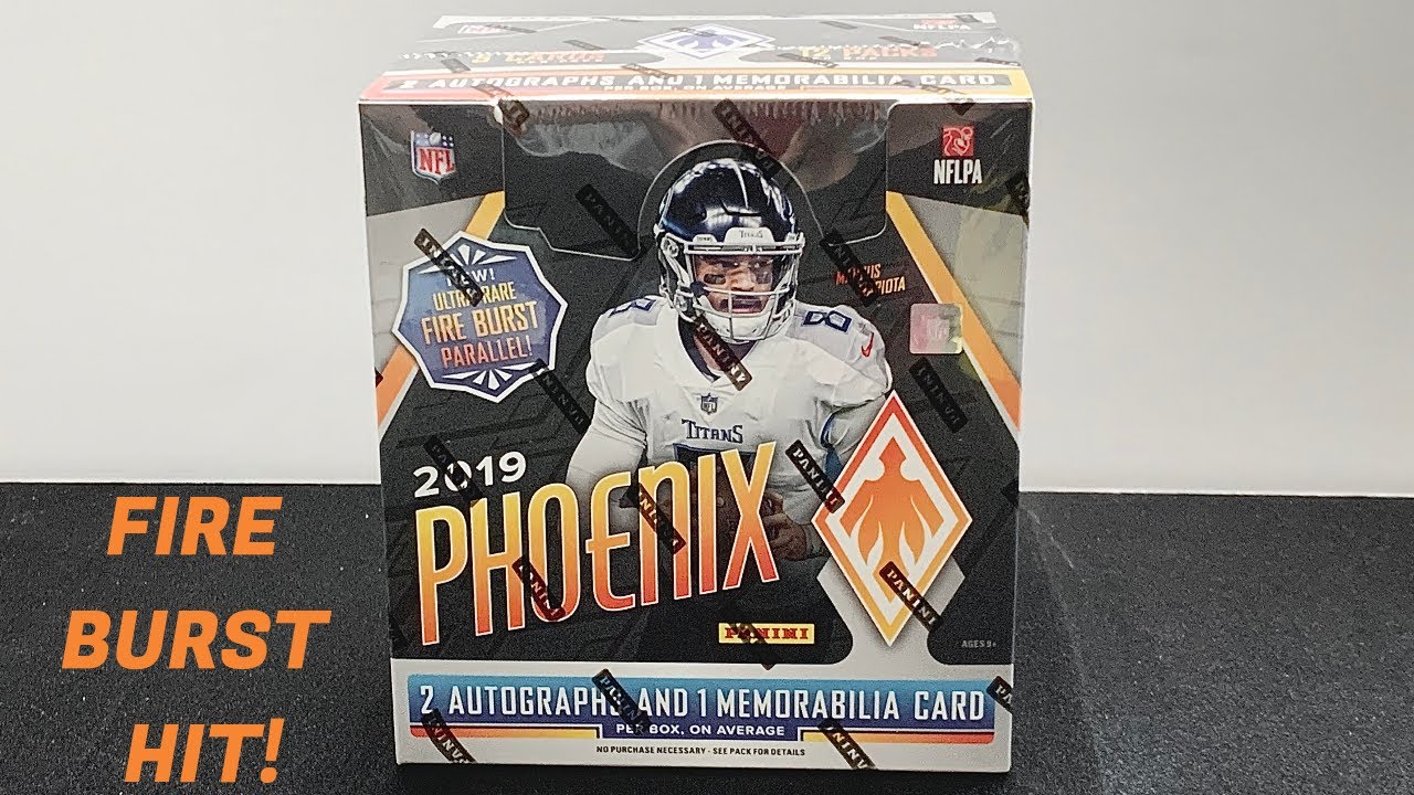 2019 Phoenix Football Hobby BOX BREAK! Fire Burst + Daniel Jones d