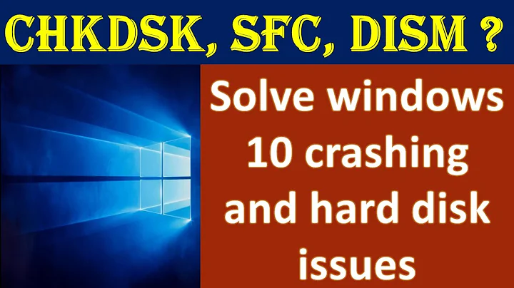 Chkdsk , Sfc, Dism Explained | What are the Differences Between CHKDSK, SFC, and DISM in Windows 10