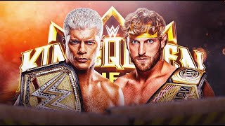 Cody Rhodes vs. Logan Paul WWE King & Queen of the Ring - Full Match | Champion vs. Champion Match