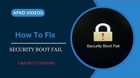 Acer Security Boot Fail | How to disable Secure Boot on an Acer laptop || How To Security Boot Fail