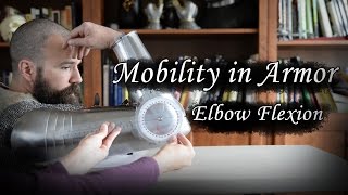 Celebrity Armor Mobility - Elbow Flexion in Different Armor Configurations Wealth