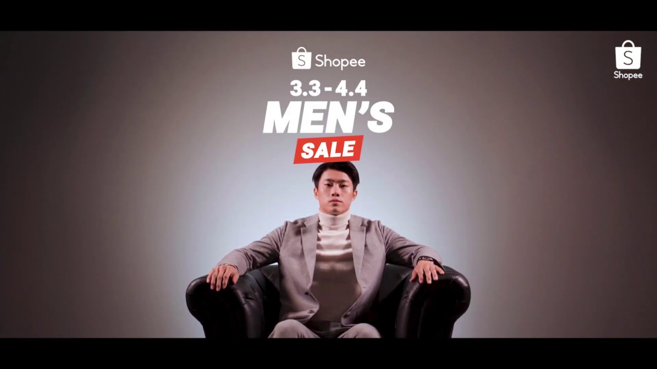 Shopee 3.3 - 4.4 Men's Sale 2020 - YouTube