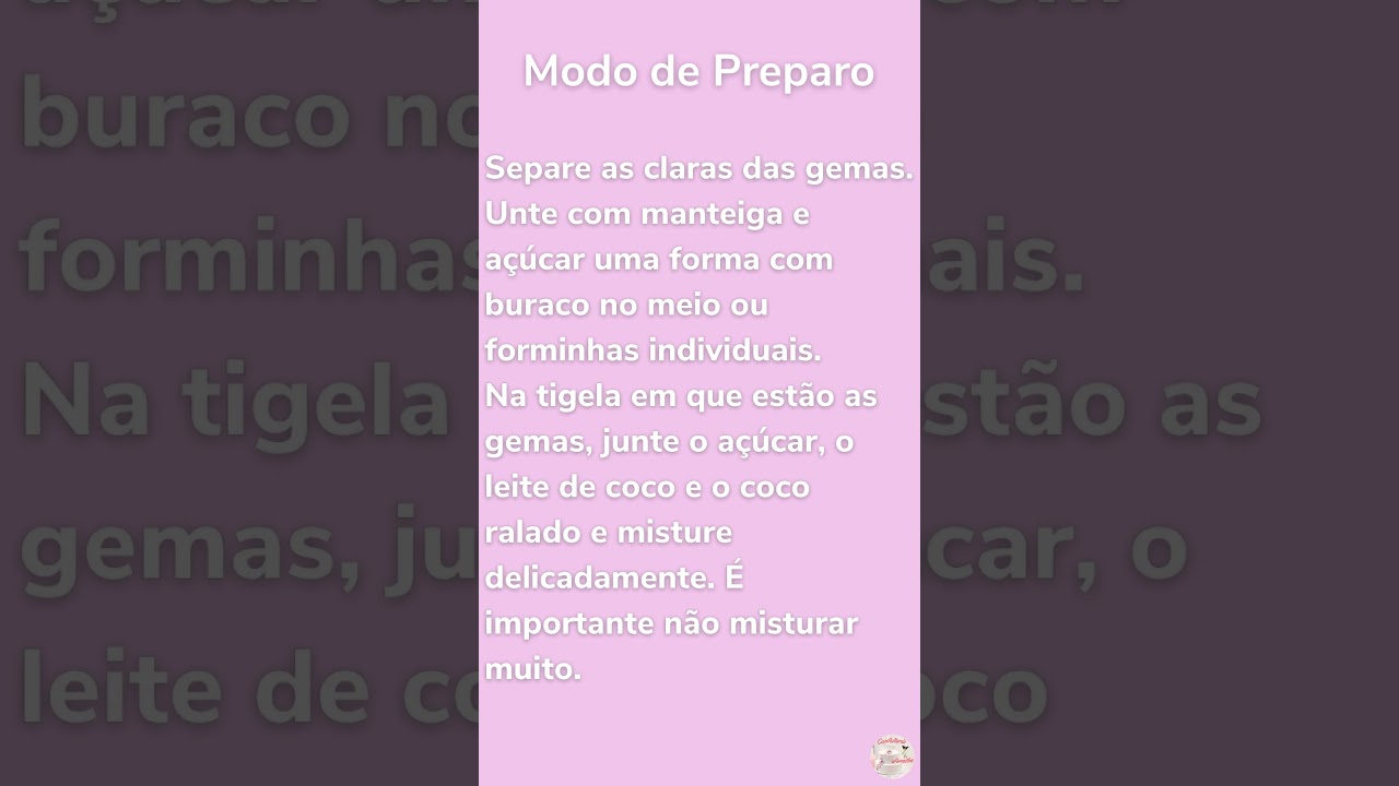 RECEITA DE QUINDIM SUPER FACIL 