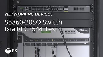S5860-20SQ Enterprise Switch Ixia RFC2544 Test | FS