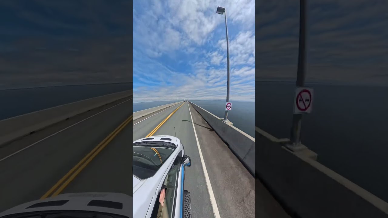 Drive The Confederation Bridge To Prince Edward Island Pei Timelapse
