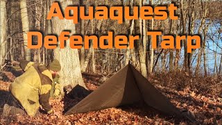 AquaQuest Defender 10x10 Bushcraft Tarp Shelter Aqua Quest