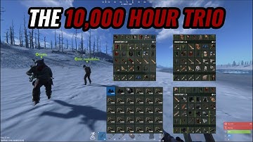 HOW A 10,000 HOUR TRIO GETS RAIDED 3 TIMES ON FORCE WIPE! - Rust Short Movie - Rust Console