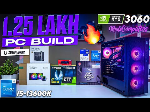 Rs 1.25 Lakh Editing & Gaming PC Build | Intel i5-13600k & RTX 3060