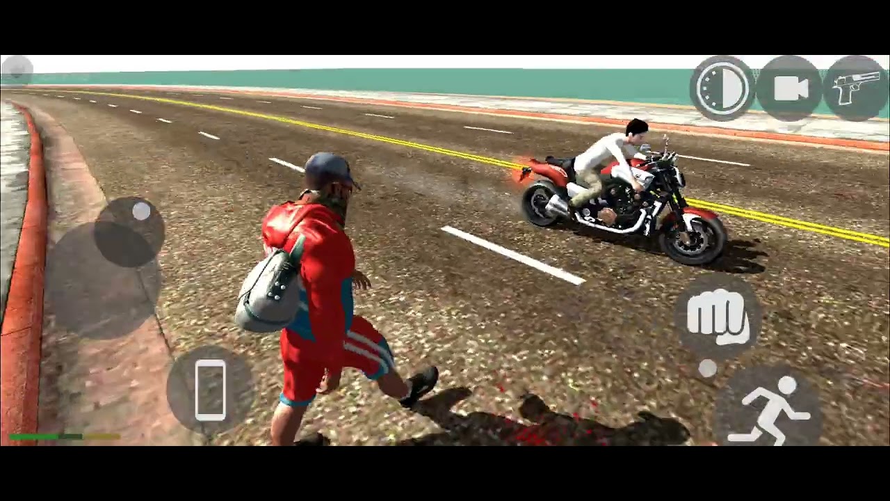 Franklin driving new red KGF bike