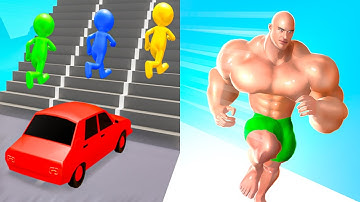 Shape shifting VS Muscle Rush - All Level Gameplay Walkthrough Android iOS Ep6