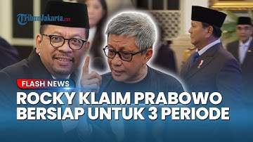 Rocky Gerung Kritik Keras Penunjukan M Qodari jadi KSP: Prabowo Siap-siap 3 Periode Dong