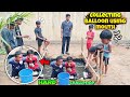 Using Mouth Collecting Balloons From Water😂| Funny Challenge &amp; Win Money🤑 #funny #challenge #balloon