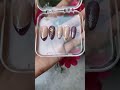 Elegant Nude &amp; Purple Nail Art Set 💅✨ | Handpainted Luxury Press-On Nails@nails__ by__ad
