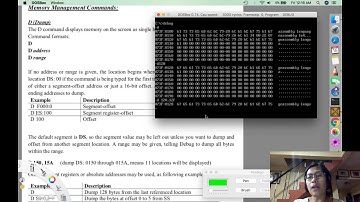 WEEK1: DEBUG Command DUMP