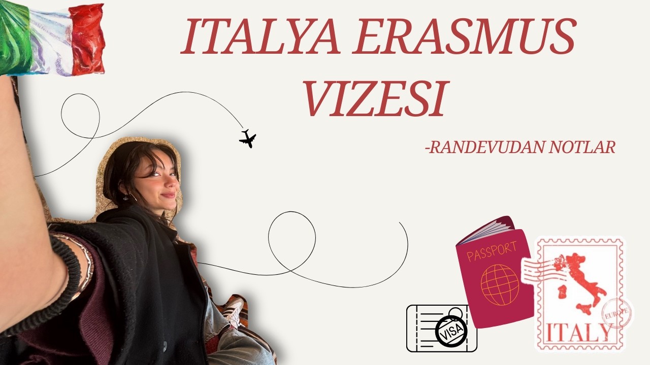 İtalya Erasmus Vizesi 🇮🇹 | 3 Günde Çıktı! Randevudan Notlar