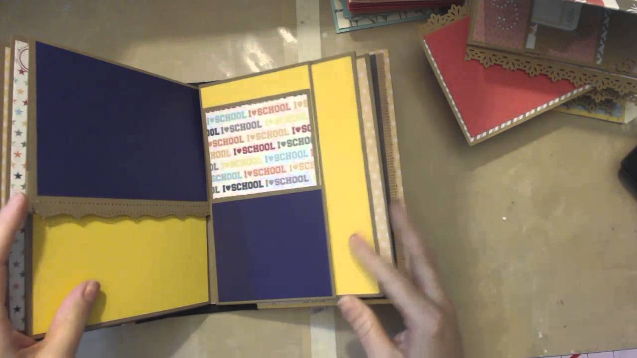 What I made at the scrapbook retreat YouTube