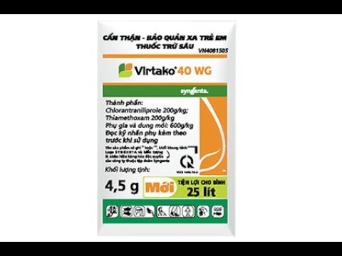 Video VIRTAKO 40WG - THUỐC ĐẶC TRỊ SÂU ĐỤC THÂN, RẦY LƯNG... - youtube