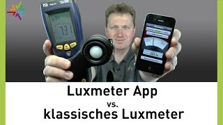 Luxmeter App versus klassisches Luxmeter [watt24-Video Nr. 135] screenshot 1
