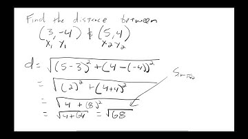 2.1 Distance and Midpoint Formulas