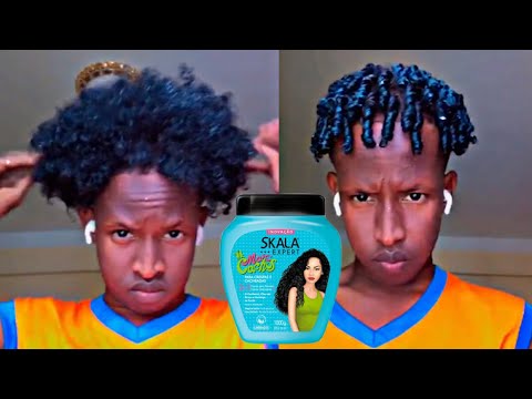 Curly Hair Tutorial with skala - YouTube