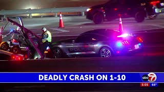 One person dead, two people taken to the hospital following crash on I-10 East