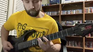 Pig Destroyer - Thought Crime Spree (Guitar Cover)