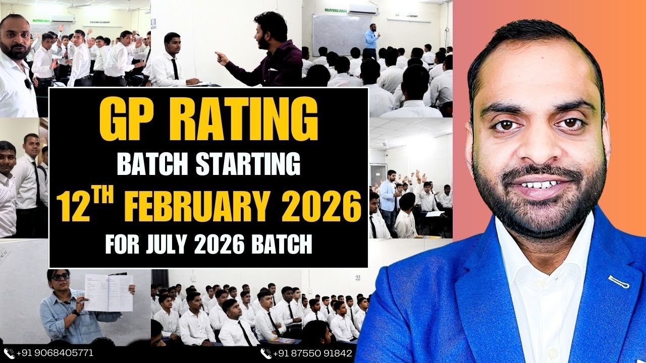 GP Rating Batch Starting at SMVD Marine Academy