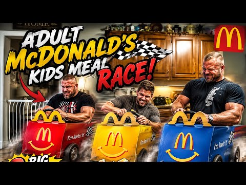 McDonald’s Adult Happy Meal Race!!! 