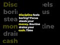 Focus steals your money—time to reclaim it! #Focus #Money #Discipline #Success