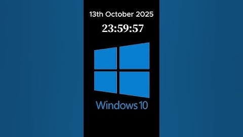 Windows 10 on 14th October 2025 be like #windows #windows10 #windows11 #rip #win10 #win11 #vista
