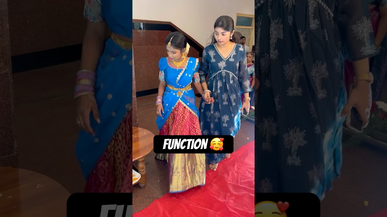 Tamil Puberty Function Vlog🥰 #tamilvlog #minivlog #rituals #indianculture #ronavi #pubertyfunction