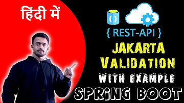 SpringBoot Jakarta Validation With REST API Example 🔥 | हिंदी में | CodeMyth | 2023 |