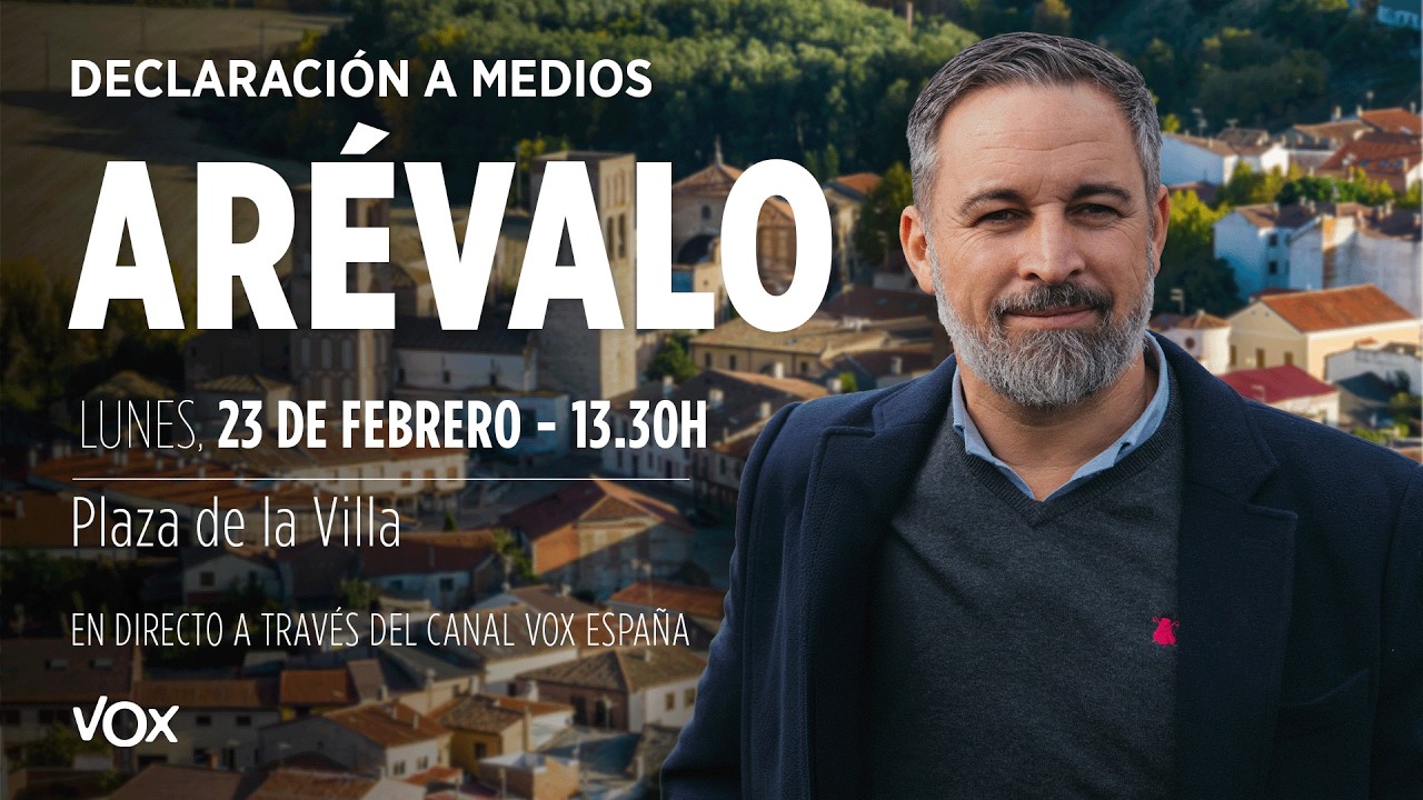 🔴 ABASCAL EN CASTILLA Y LEÓN: declaración a medios desde Arévalo