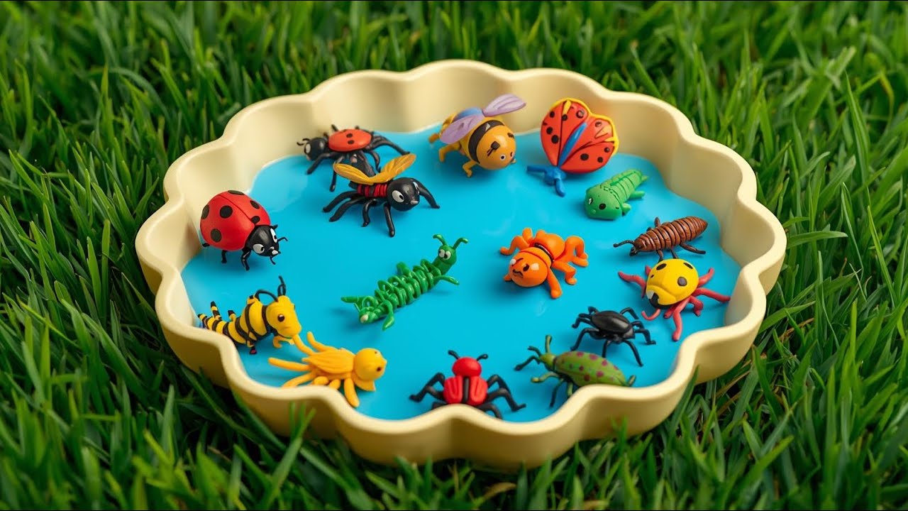 «Азбука с насекомыми повсюду: муравьи, жуки и бабочки поют от А до Я!»