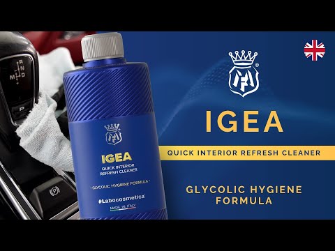 Квік детейлер для інтер'єру авто Labocosmetica IGEA Quick Refresh, NEW 500 ml на базі гліколевої кислоти, видео 2