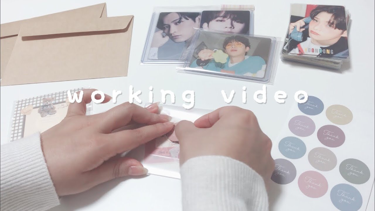 ［作業動画］郵便物梱包したり | トレカ開封 | トレカ梱包