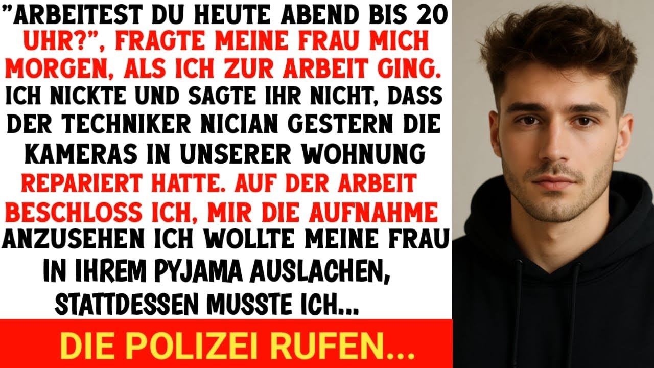 Ich habe meiner Frau nicht erzählt, dass der Reparaturmann die Kameras in unserem Haus repariert...