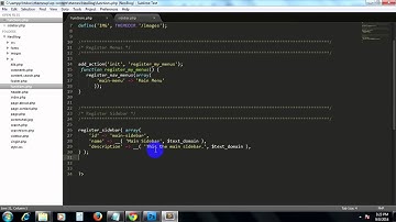 How To Add a New Sidebar Widget Area In WordPress #8