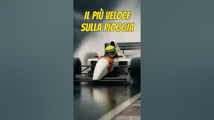 Ayrton Senna e la magia delle gare bagnate!