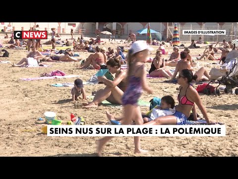 Des femmes se font bronzer seins nus sur une plage, les gendarmes interviennent