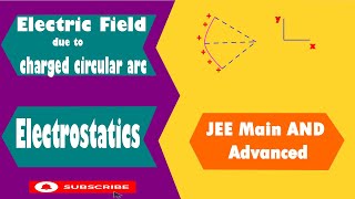 Electric Field due to charged circular arc /wire | Electrostatics | JEE Main and Advanced