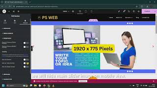 Step 18 : How to set mobile responsive images in elementor #wordpressdeveloper