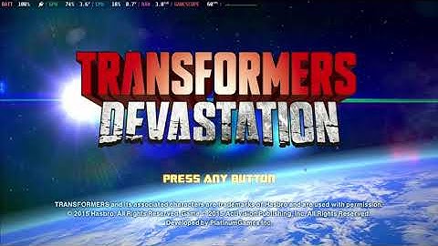 Steam Deck: Transformers Devastation (Raw Video of Making It Work)