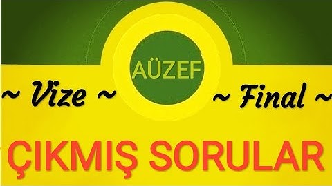 AÜZEF Türk Dili 2 Vize Çıkmış Sorular 2019. Tıbbi Dokümantasyon ve Sekreterlik #aüzef #aüzefsoru