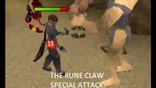 runescape rune claws special attack in HD
