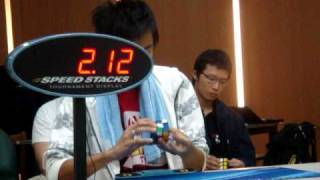 3X3X3 final Yueh-Lin Tsai 14.94@ Taiwan Spring Open 2009