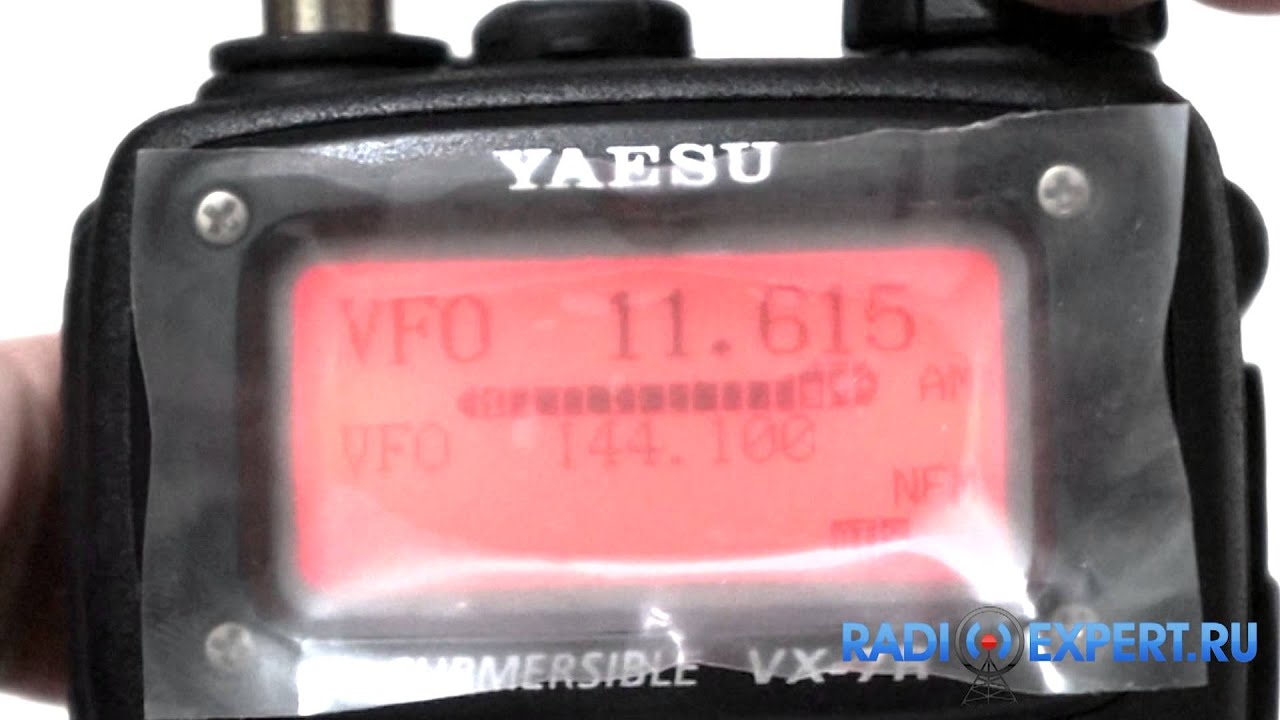 Yaesu VX-7R КВ АМ - YouTube