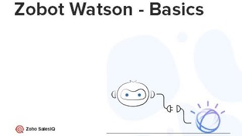 Zobot - Basics of Watson