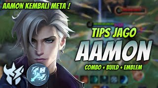 CARA MAIN AAMON TERBARU ! BUILD & EMBLEM AAMON TERSAKIT 2024 ! | AAMON JUNGLER GAMEPLAY