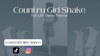 Learn Country Girl Shake In 4 Mintues Country Girl Shake It For Me Line Dance Tutorial